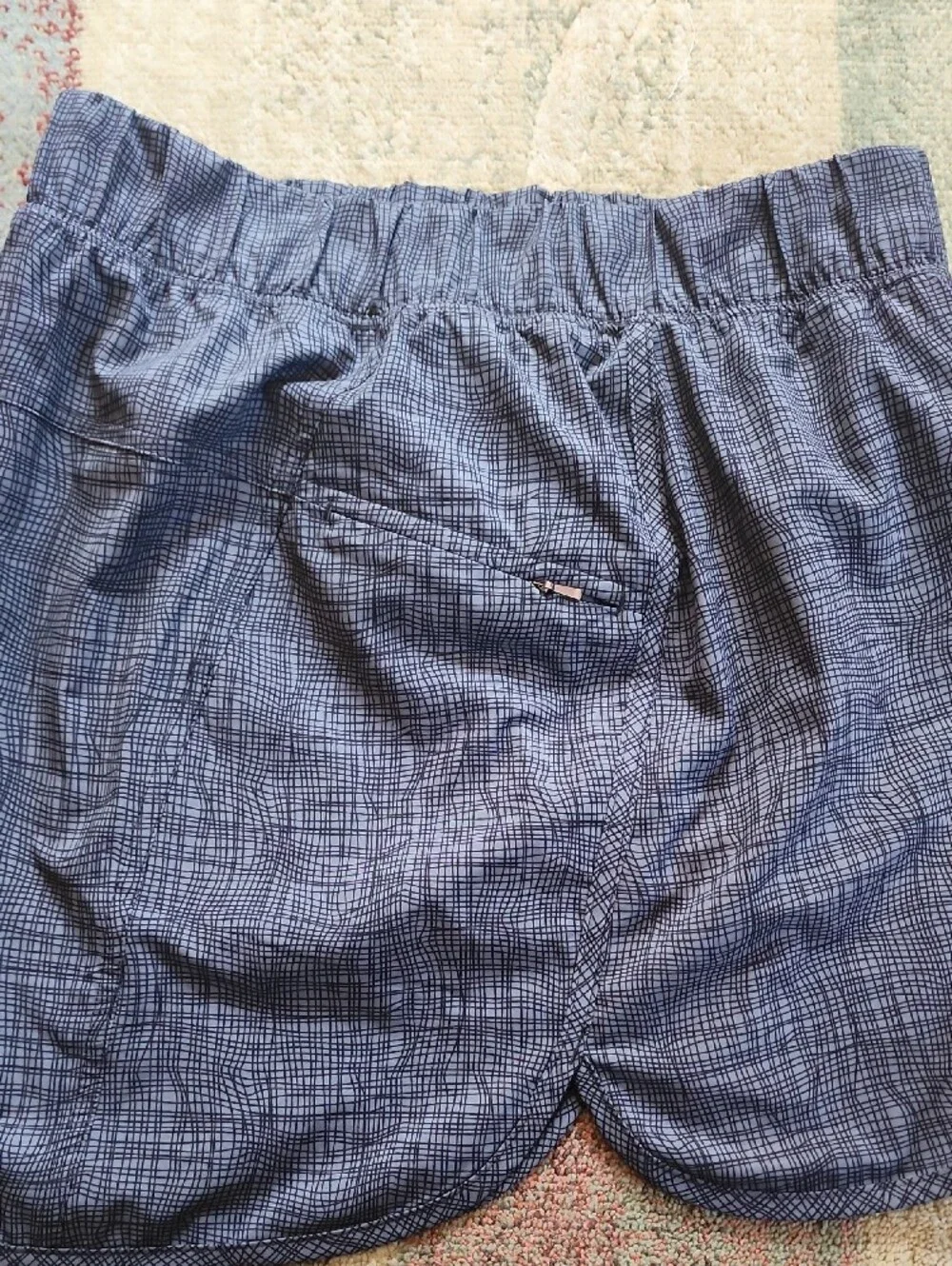 Calia, Women’s, Casual Black/Grey Plaid Elastic-Waist Skort, Sz. Small.